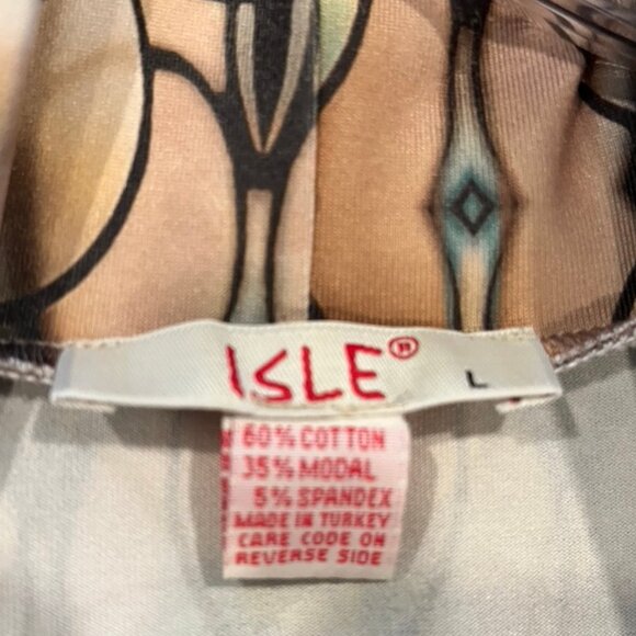 Isle Stain Glass Print Dress, L - Picture 4 of 12